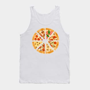 watercolor pizza slices Tank Top